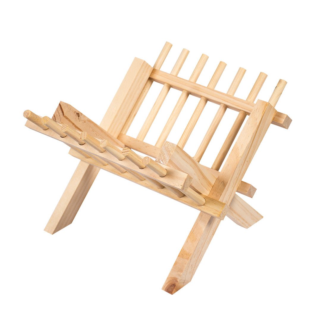 DUVO+ Futterspender Duvoplus Holz-Heuraufe