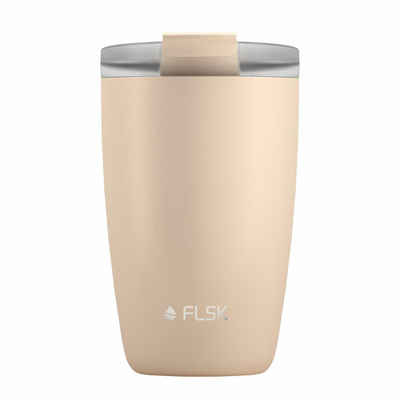 FLSK Coffee-to-go-Becher CUP Sand 350 ml, Edelstahl