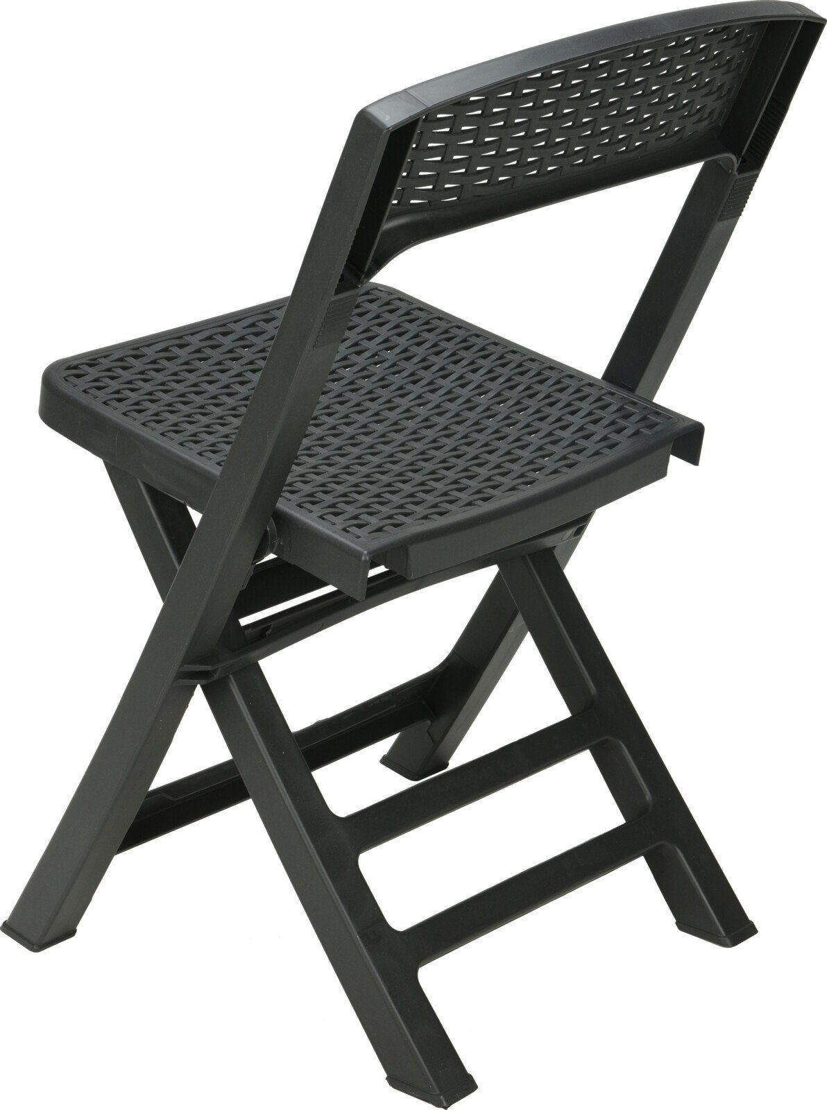 Progarden Klappstuhl Balkonstuhl Terrassenstuhl Anthrazit Kunststoff 76x48x47cm (1 St), UV-Beständig, Robust, Wetterfest, Made in Italy, Hochwertig