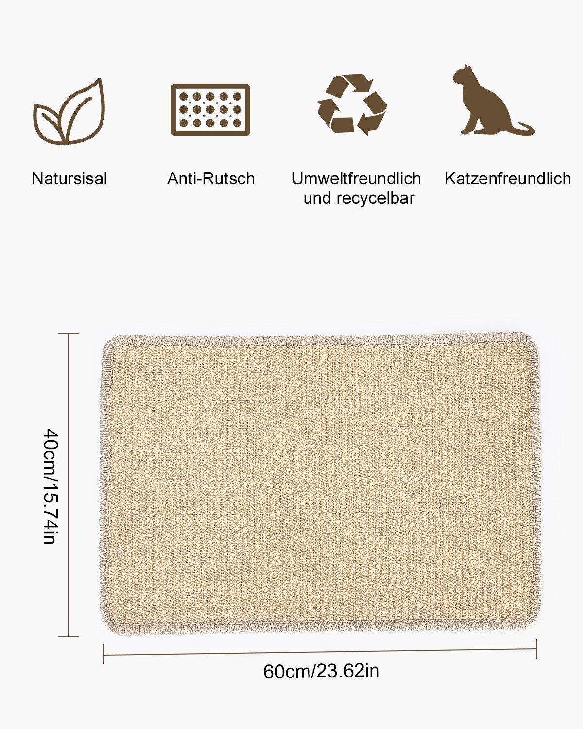 LEAZZLE Kratzmatte Katzen Kratzmatte Anti-Kratz-Schutz für günstig online kaufen