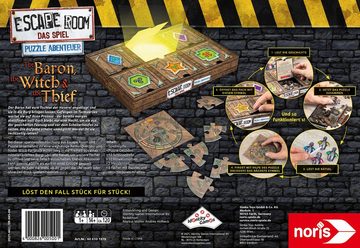 Noris Spiel, Strategiespiel Escape Room Puzzle Abenteuer - The Baron, The Witch & The Thief, Escape Room Das Spiel