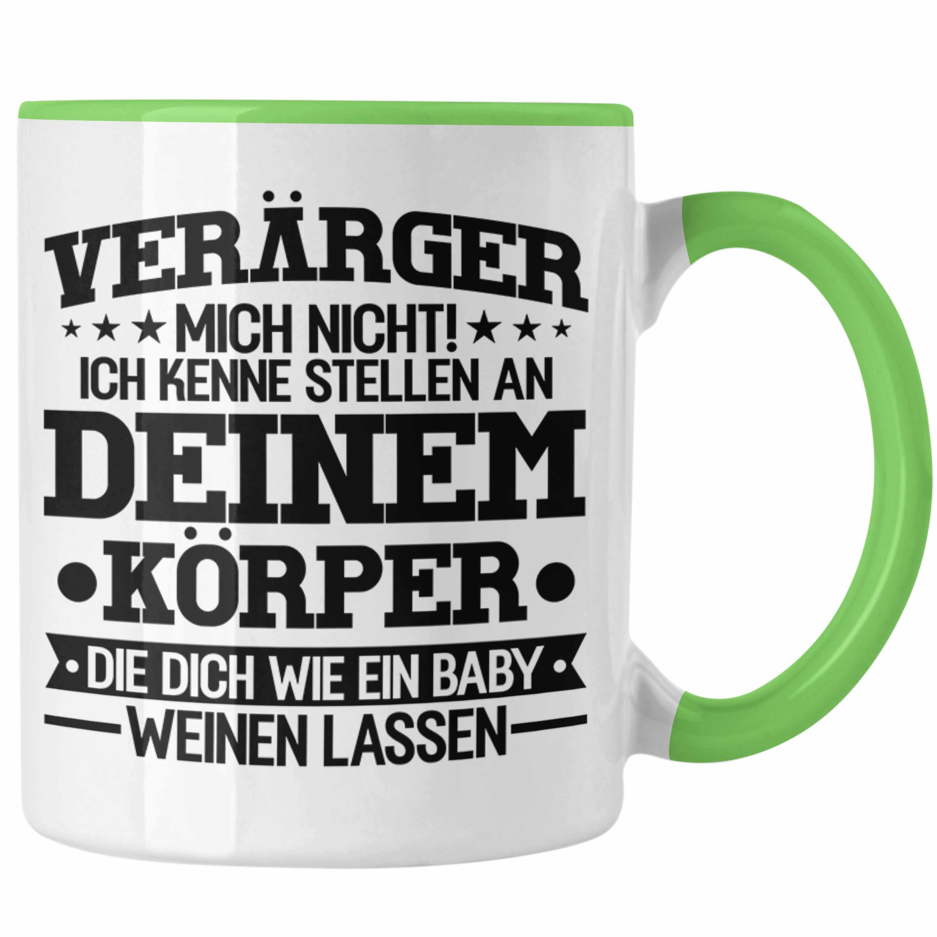 Praxis Trendation Geschenk Physiotherapie Tasse Geschenkidee Grün - Lustiger Trendation Tasse Spruch Physiotherapeut