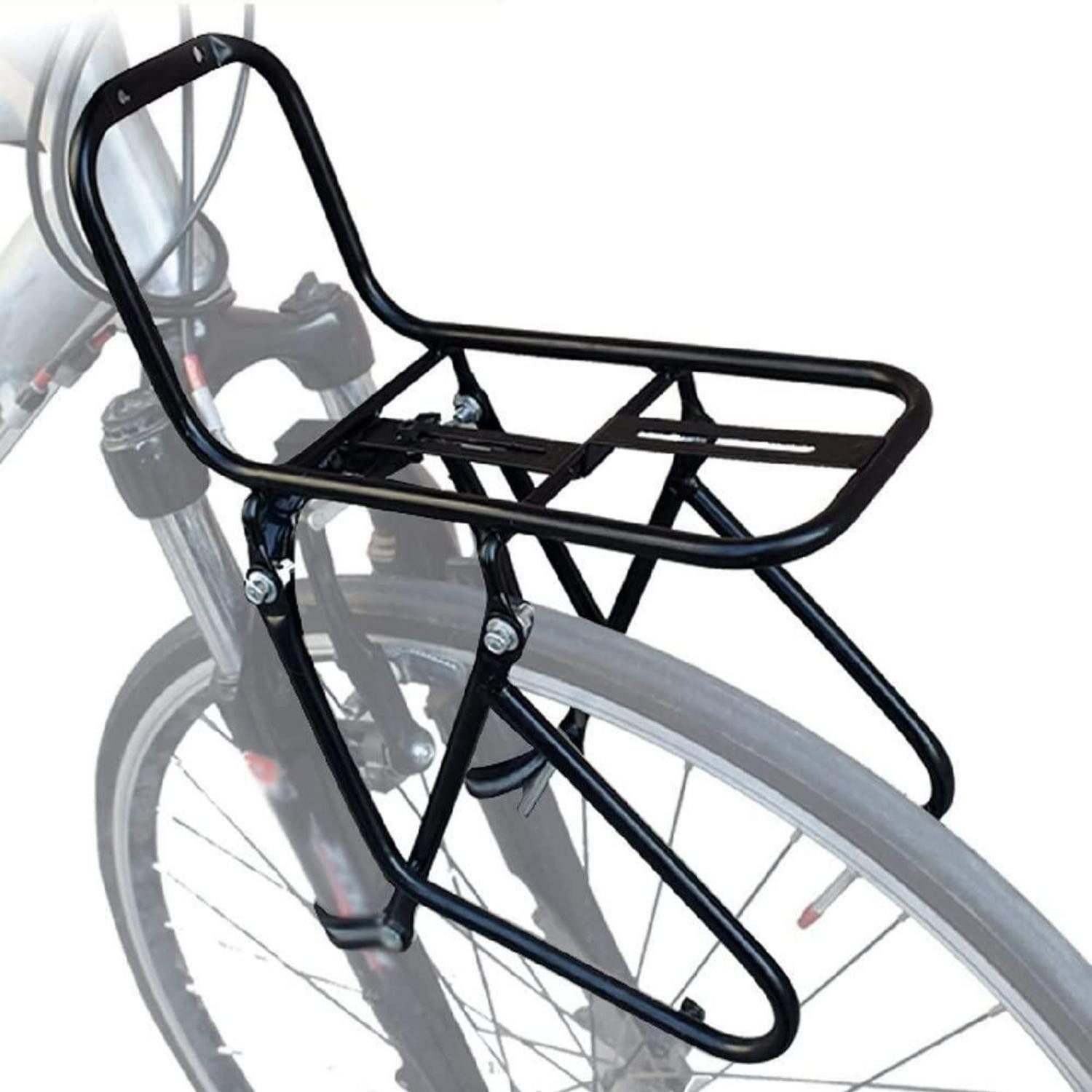 LuxusKollektion Fahrrad-Gepäckträger Fahrrad Frontgepäckträger Aluguss (1-St)