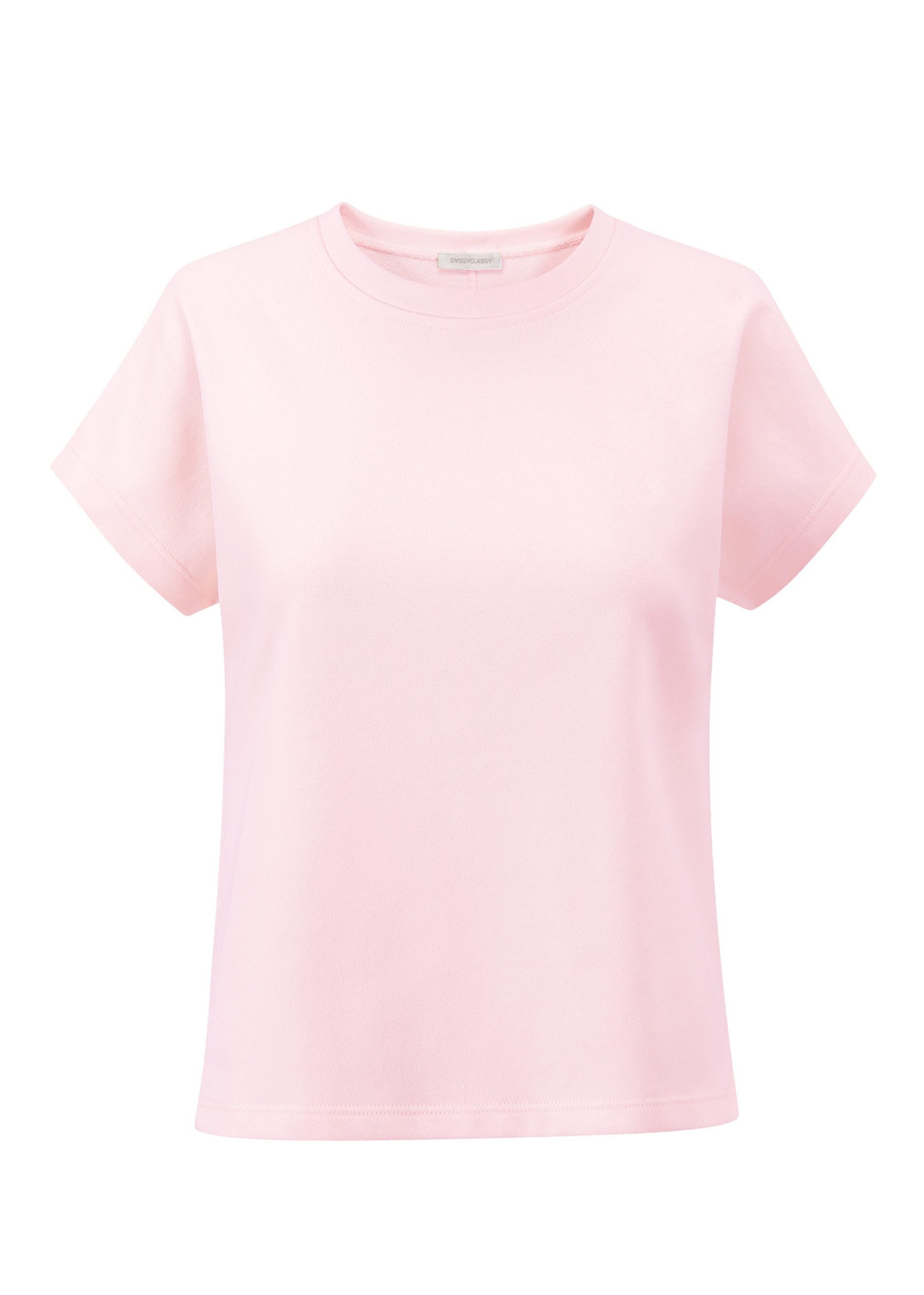 SASSYCLASSY T-Shirt Kurzarm Sweatshirt Damen mit Rückendetail T-Shirt mit R günstig online kaufen