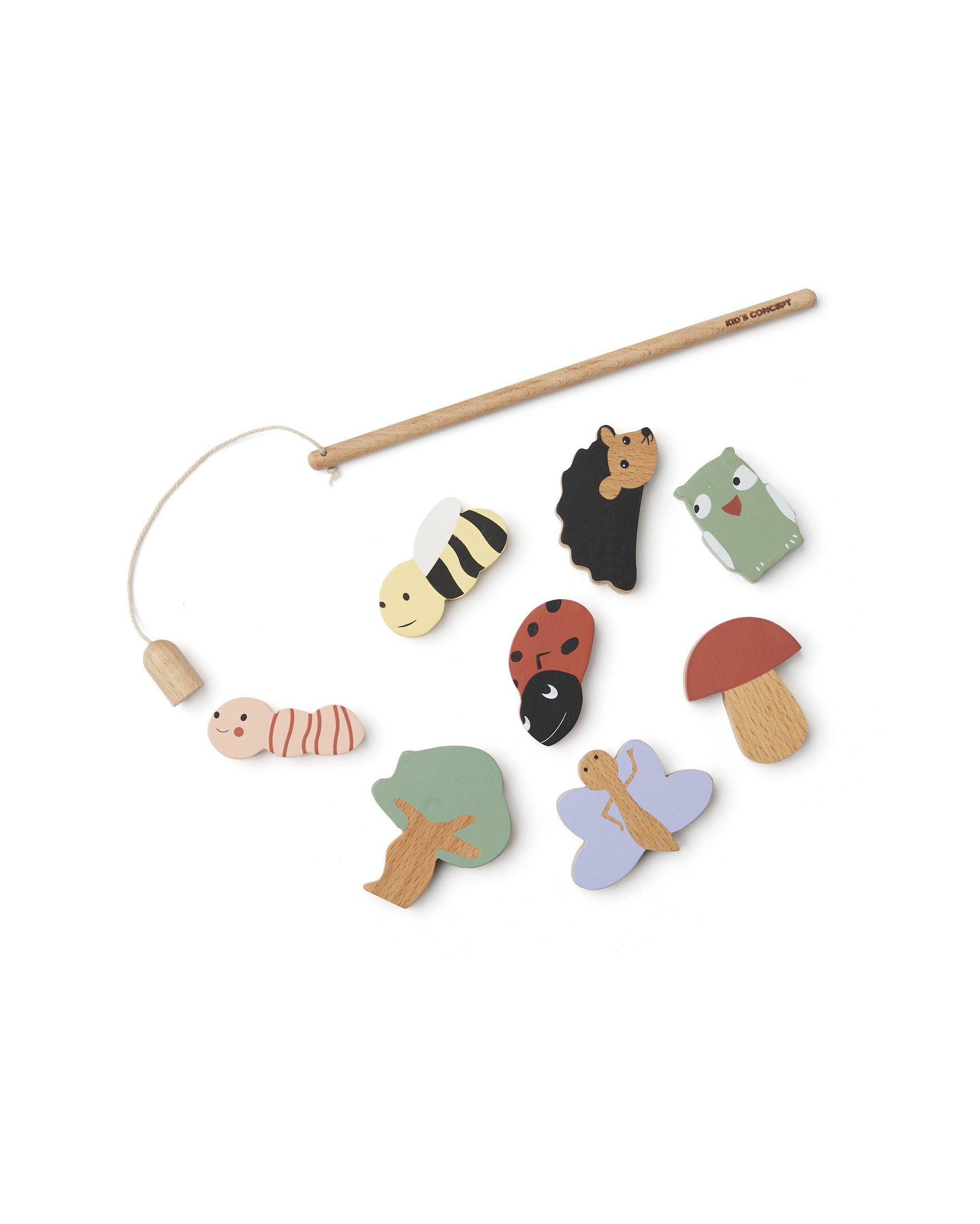Kids Concept Lernspielzeug Kids Concept Angelspiel Edvin - ab 2 Jahre - 22,5x17x2cm (9-St)