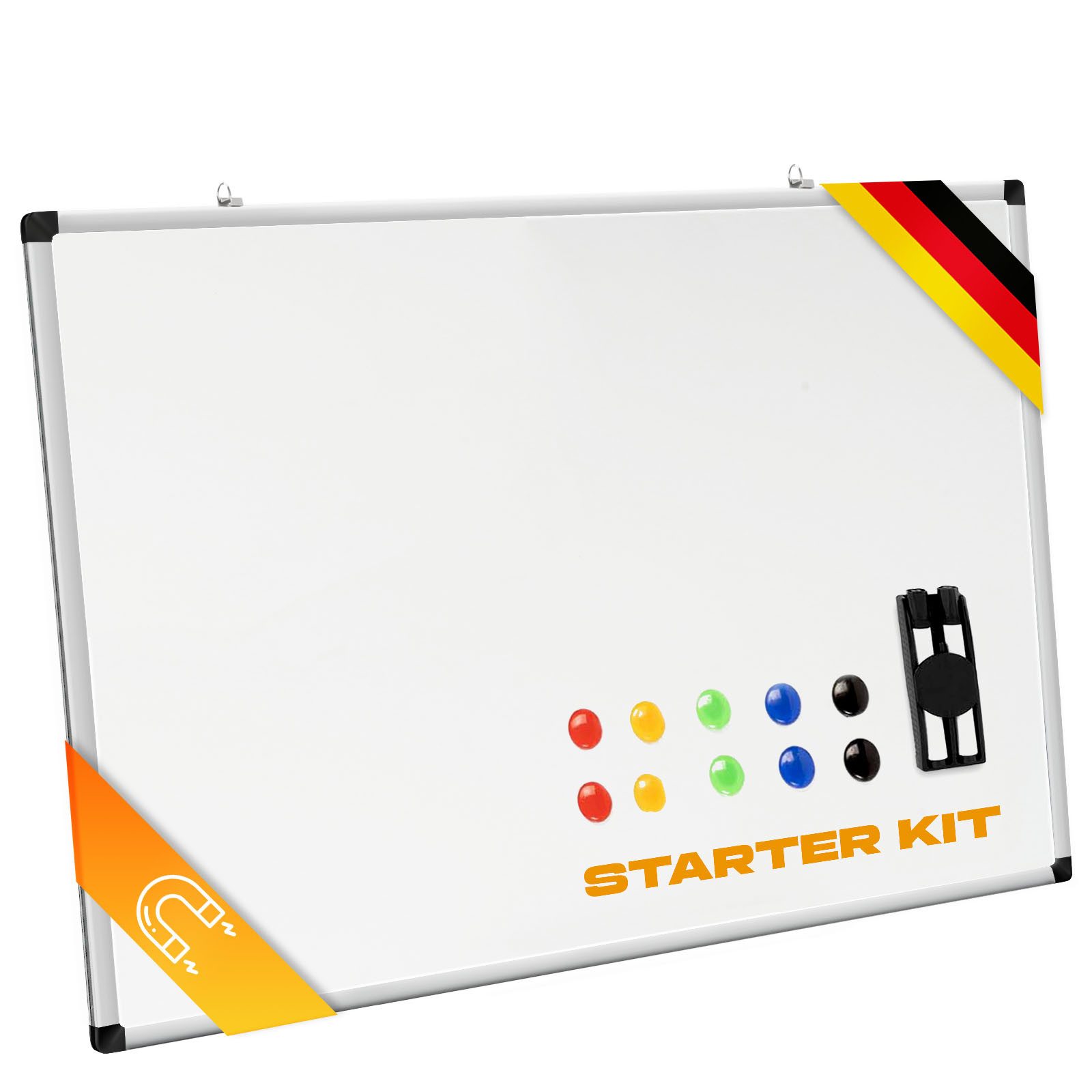 Kubus Wandtafel speziallackierte Whiteboard mit Stiftablage, günstig online kaufen