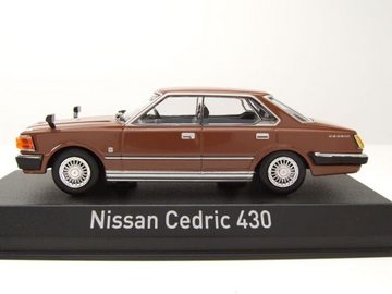 Norev Modellauto Nissan Cedric 430 1979 braun Modellauto 1:43 Norev, Maßstab 1:43