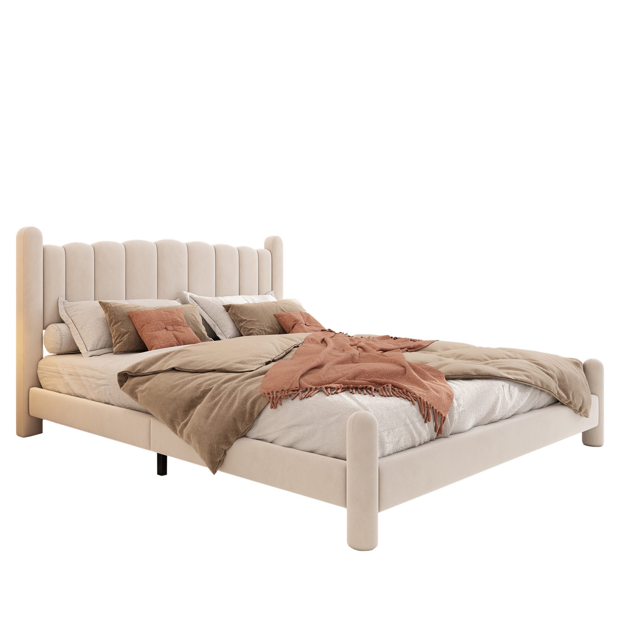 PHOEBE CAT Polsterbett (Doppelbett 160*200cm, Futonbett), günstig online kaufen