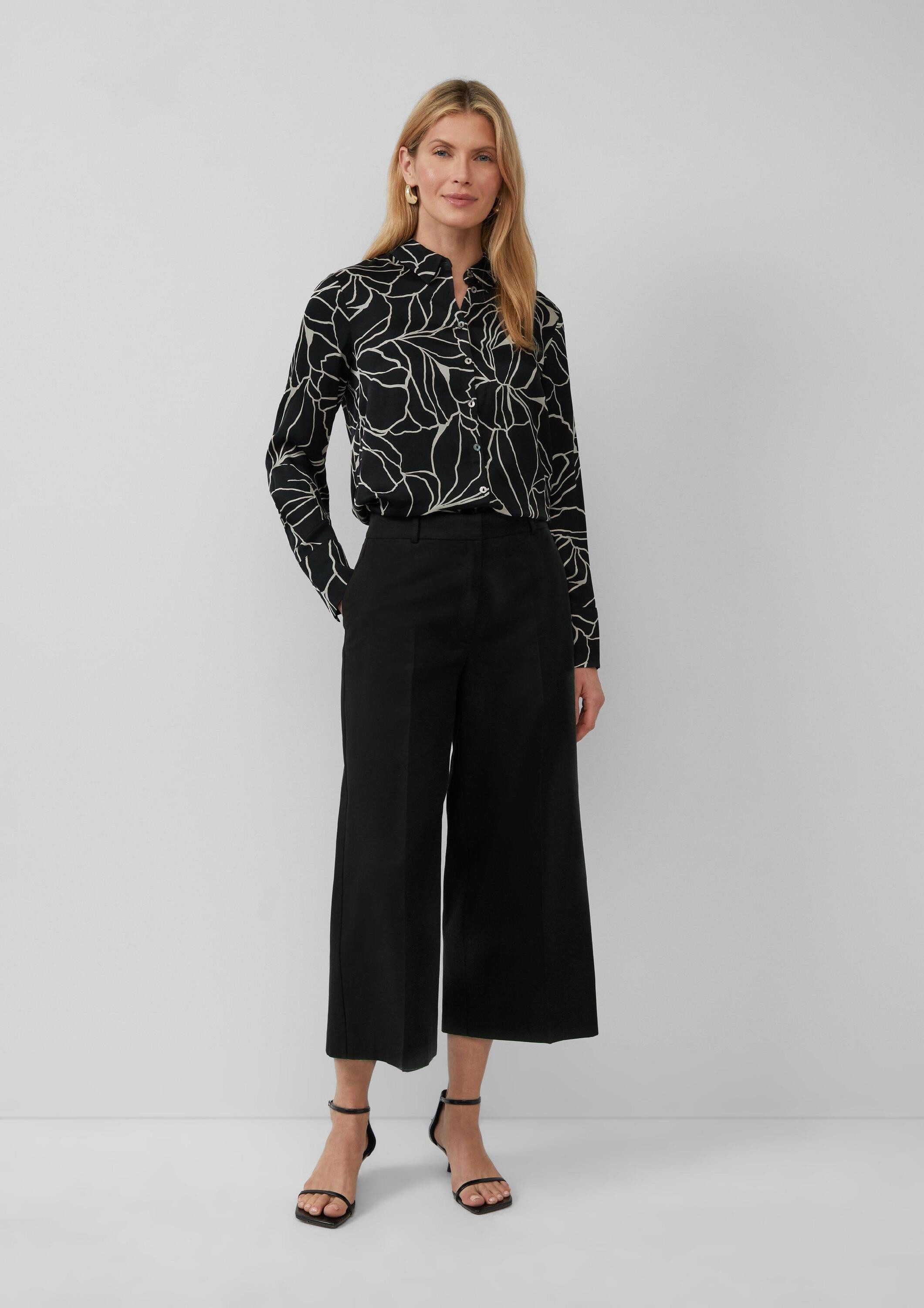 s.Oliver Culotte Hose Culotte mit Wide Leg günstig online kaufen