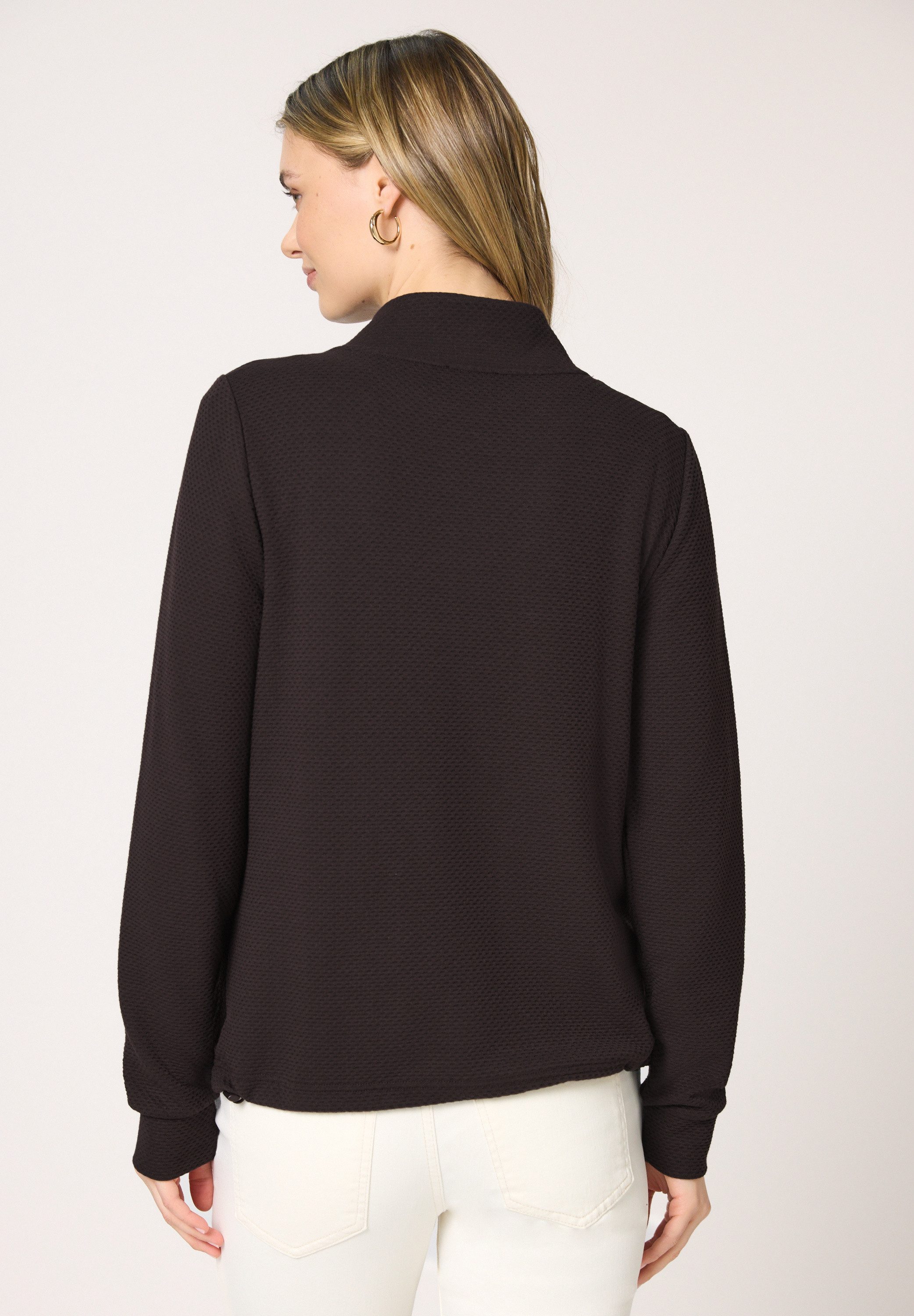 STREET ONE Cardigan mit Turtleneck