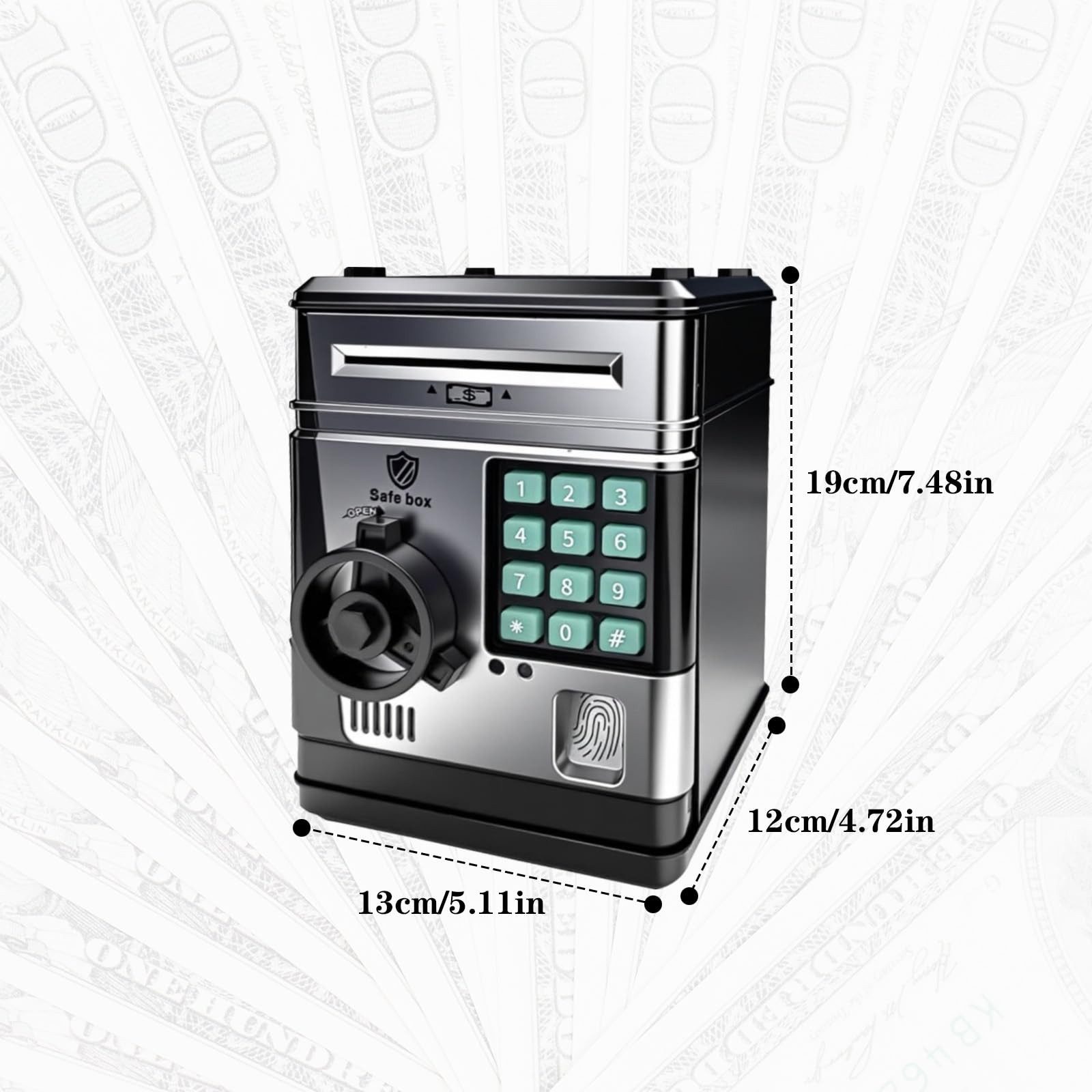 CLTYQ Spardose Elektronische Sparschwein ATM Tresor Digitaler Geldautomat S günstig online kaufen