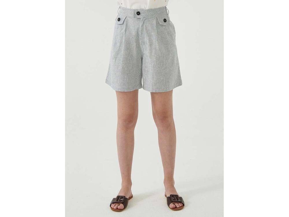 ORGANICATION Shorts ORGANICATION Bio-Damen-Hose kurz mit Bundfalte