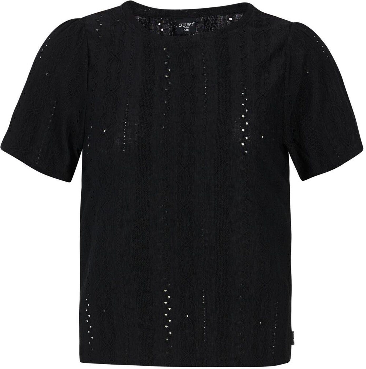 Protest Kurzarmshirt PRTFolio t-shirt TRUE BLACK