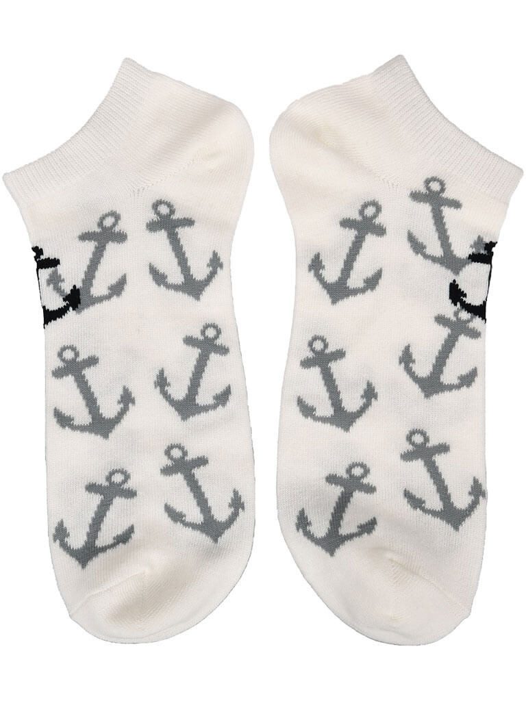 Robin Ruth Sneakersocken Damen Socken kurz im maritimen Design - Sneakersocken Freizeitsocken Atmungsaktives Material, Optimaler Halt, Strapazierfähig, Tragekomfort