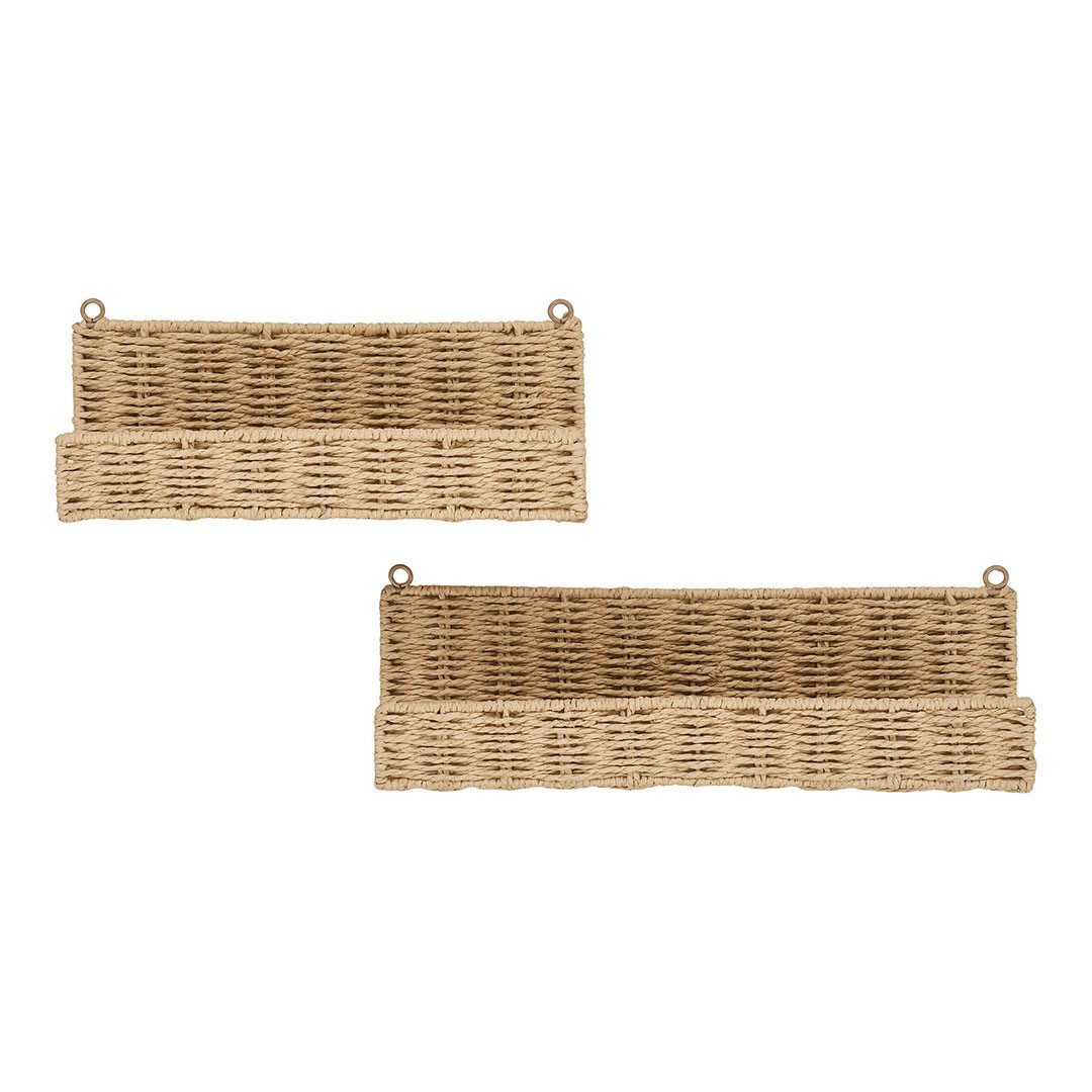 House Nordic Regal 2er Set Treviso Wandregal Set von 2 Natur.