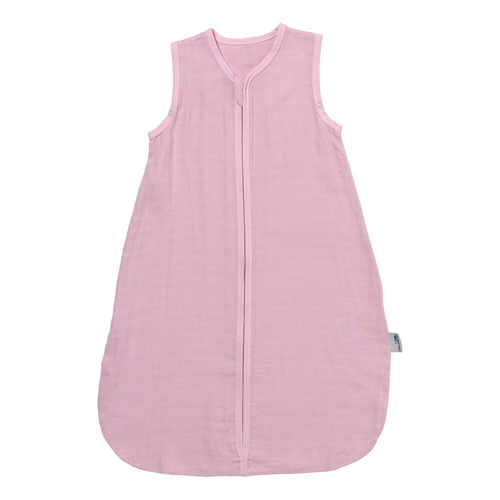 Schlummersack Kinderschlafsack, Musselin Babyschlafsack, 0.5 Tog OEKO-TEX zertifiziert Rosa