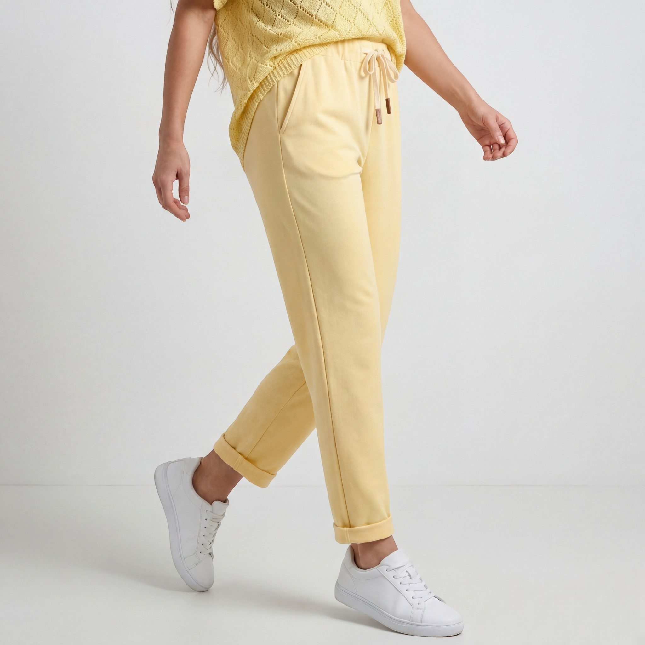 Sweathose Damen Sweatpants bequeme Jersey Hose Freizeithose