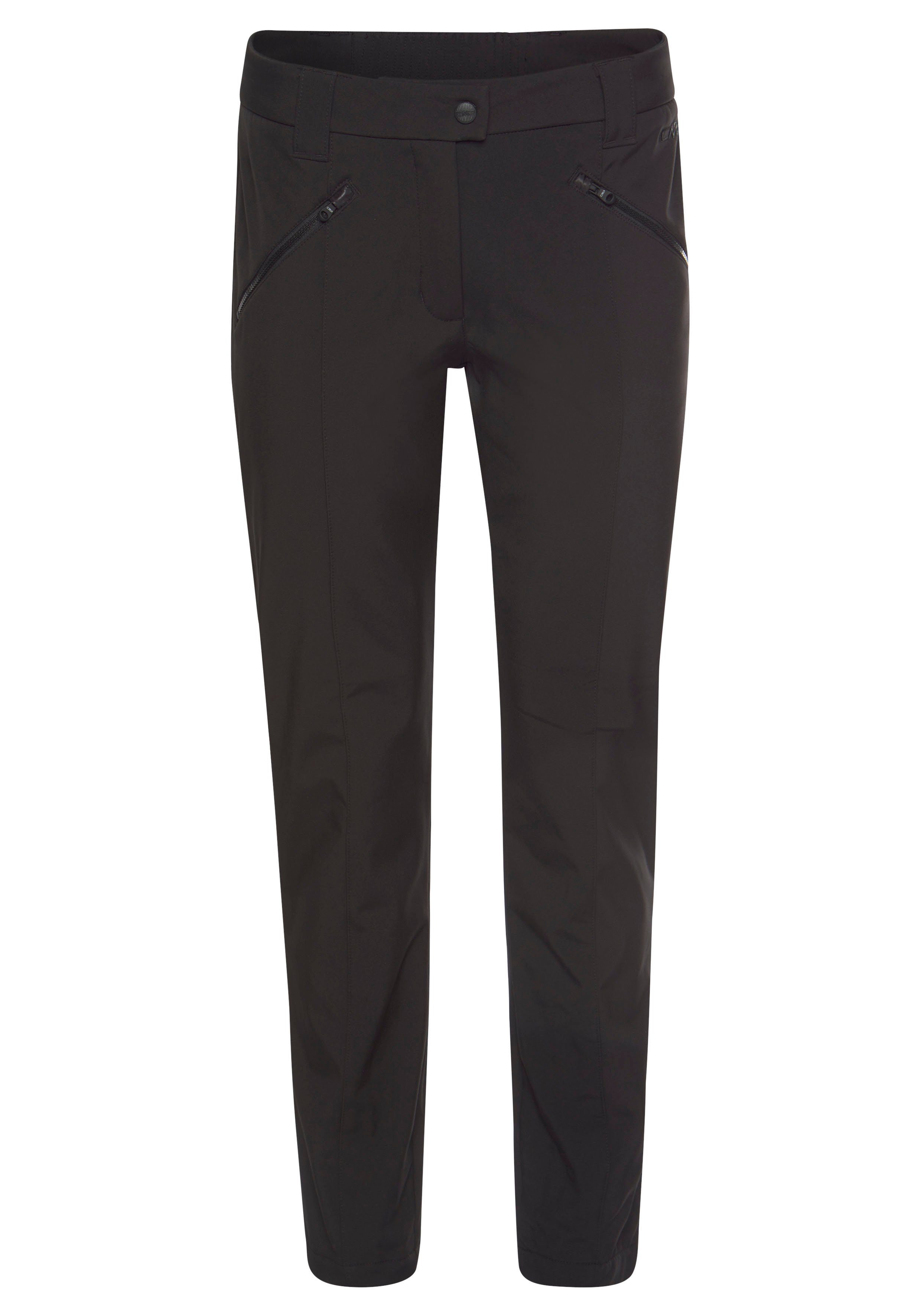 CMP Softshellhose WOMAN LONG PANT mit Reißverschlusstaschen, wasserabweisend, windabweisend – Bild 4 von 5