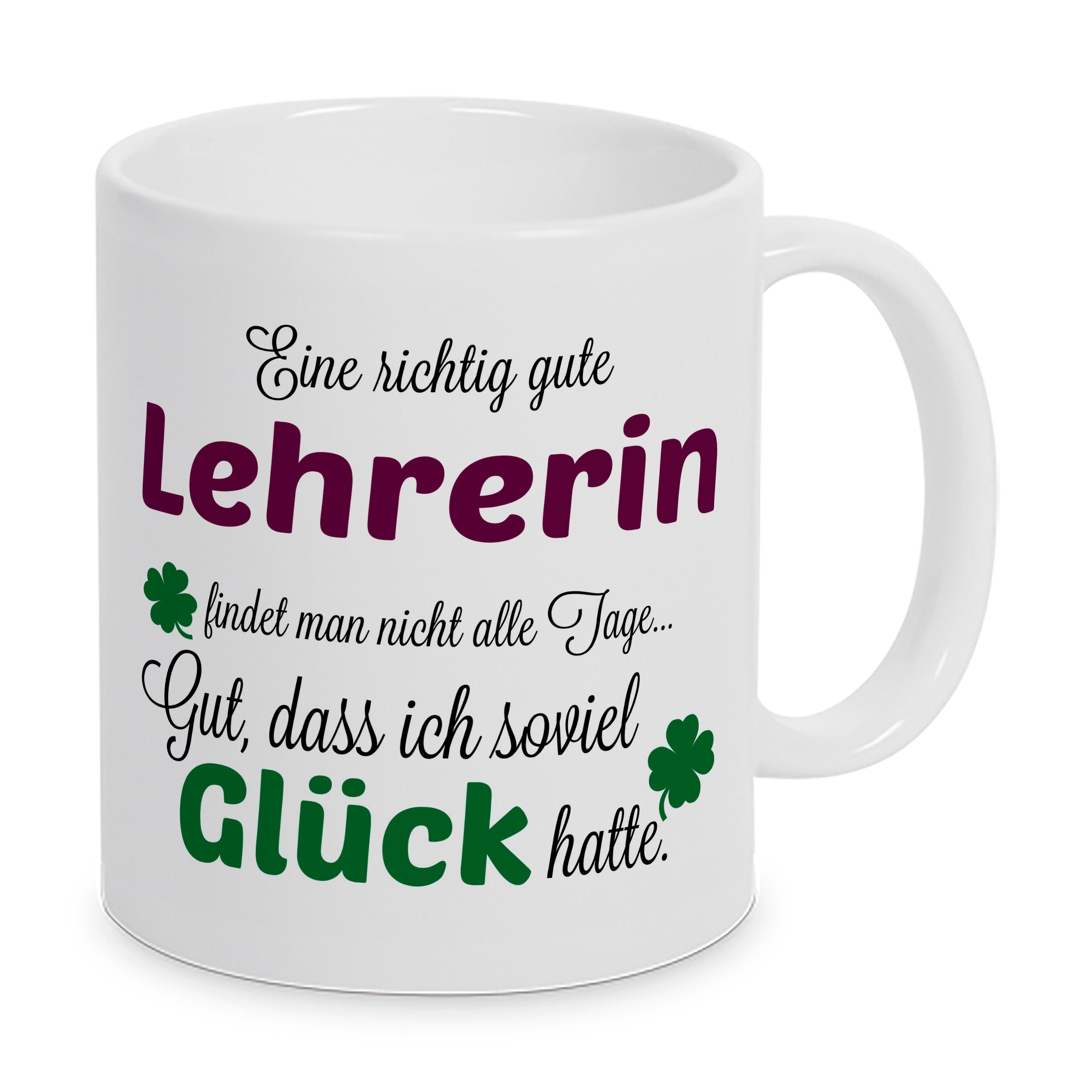 TASSENKING Tasse, Eine gute Lehrerin... - Tasse -Kaffeebecher - Geschenk