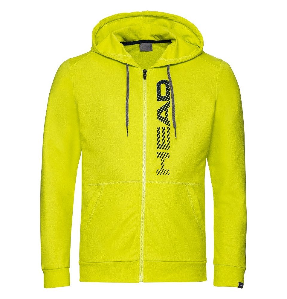 Head Kapuzenpullover Hoodie mit Kapuze Club Fynn Fullzip gelb Herren