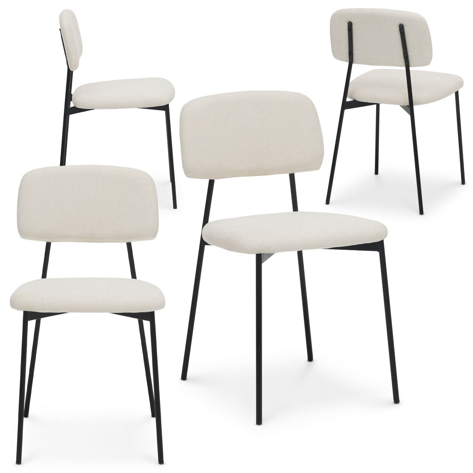 IDIMEX Esszimmerstuhl TOLEDO (4 St), Polsterstühle 4er Set mit Rückenlehne günstig online kaufen