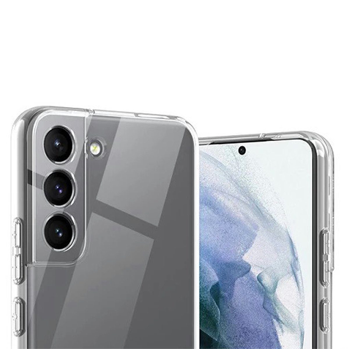 MSM Handyhülle Hülle für Samsung Galaxy S22 / Plus / Ultra 5G Silikon Schutz Case