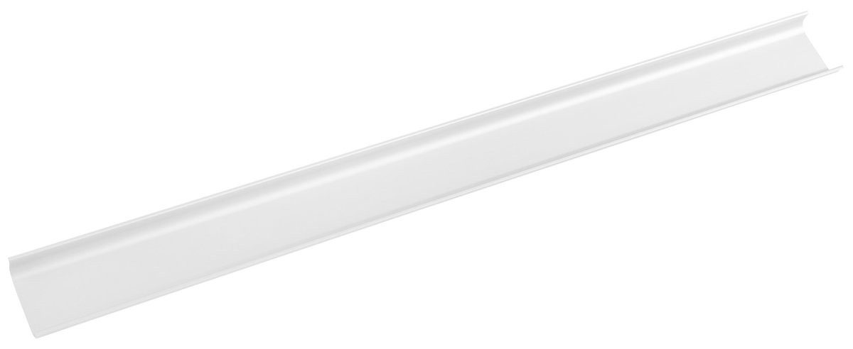 Sapho Zierleiste CHANEL Schubladen-Dekorleiste "U" 556x70x25mm, weiß matt, Aluminium, Sapho-CD063