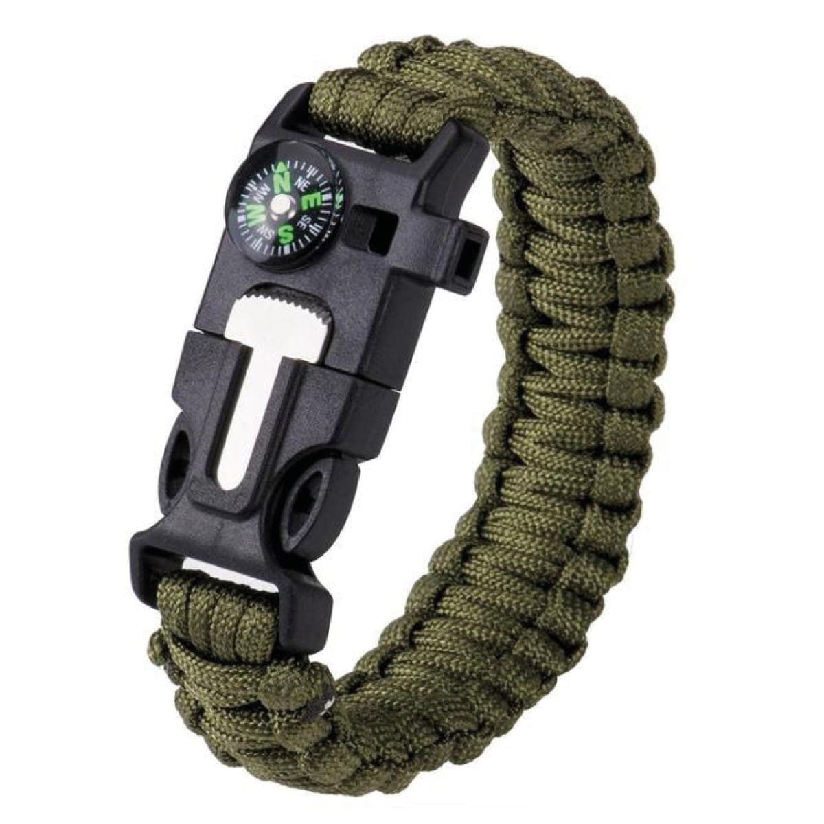 BWuM Schlüsselanhänger Bundeswehr Paracord Armband 5in1 mit Kompass