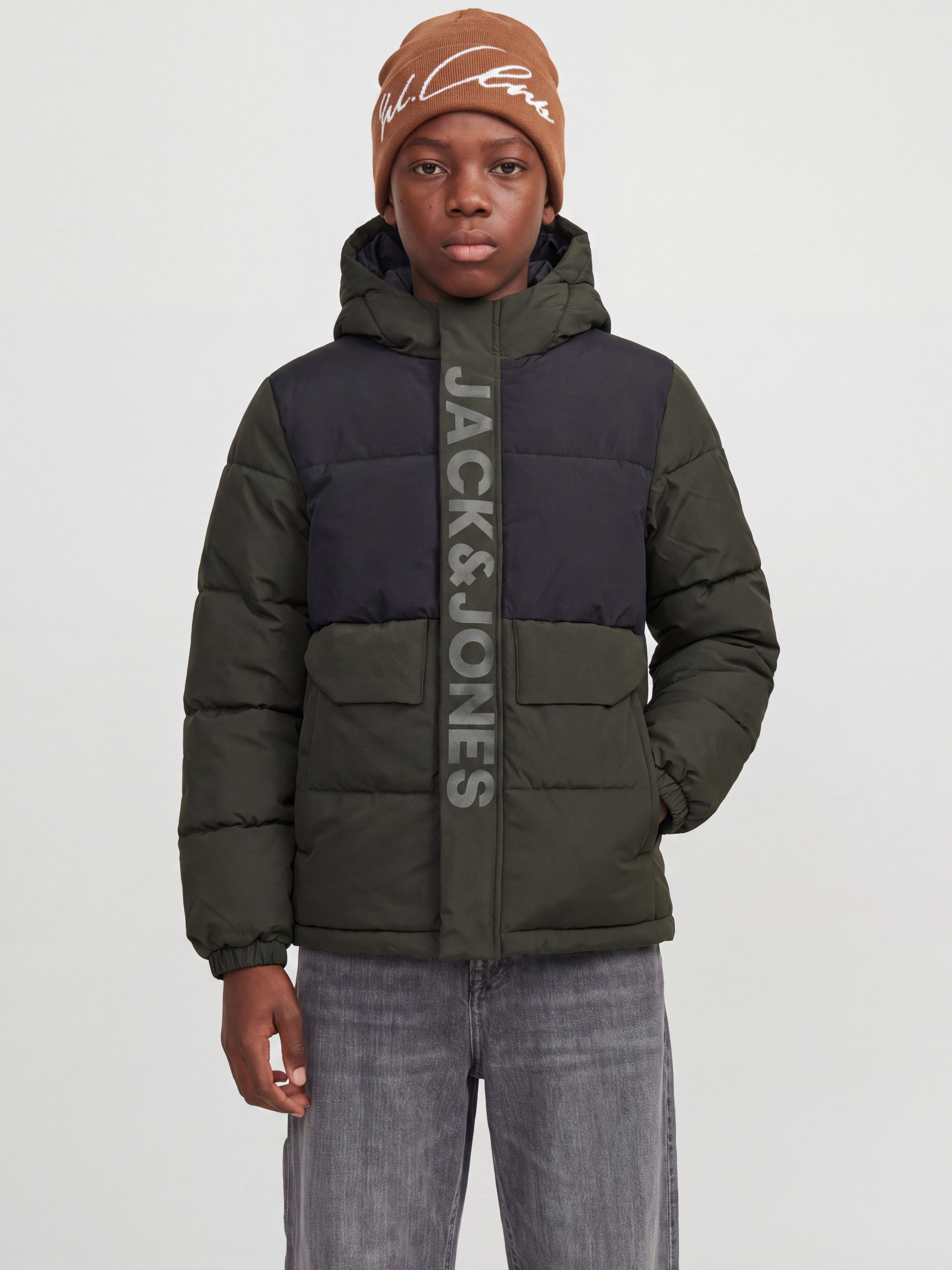 Jack & Jones Junior Steppjacke JCOSPEED PUFFER SN JNR Polyester, regular fit