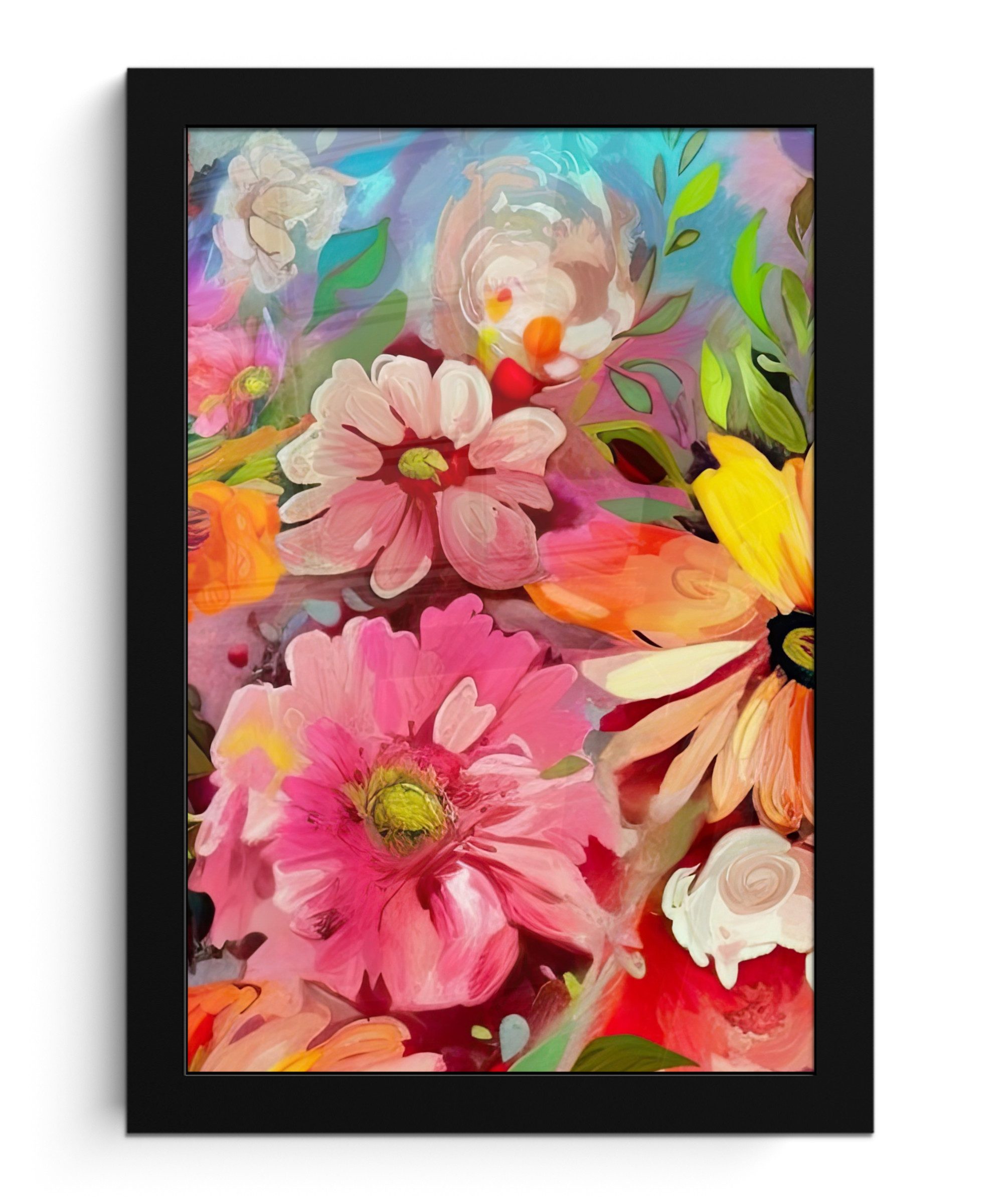 Poster Blumen - Kunst - Malerei - Botanisch