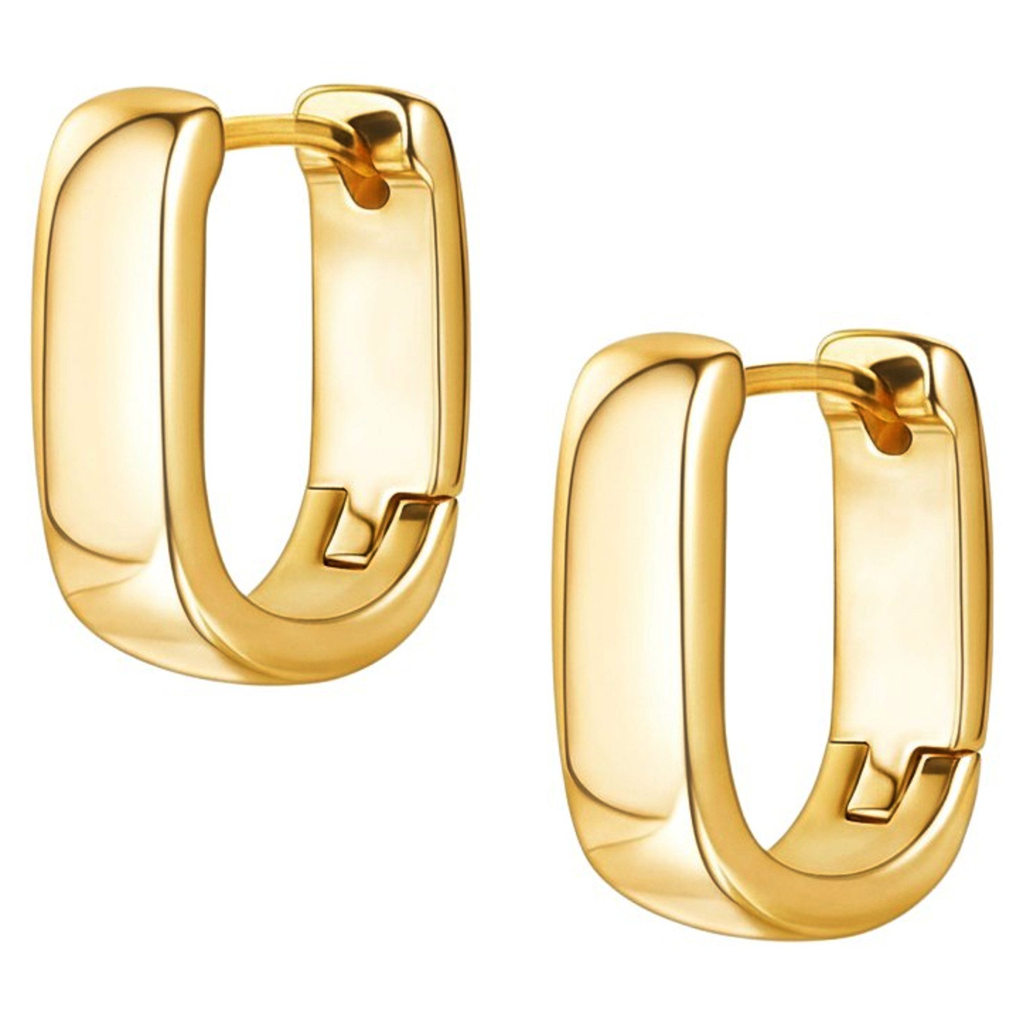 KARMA Paar Creolen Gold Ohrringe 1,5 cm Damenohrringe Ohrschmuck (Damencreo günstig online kaufen