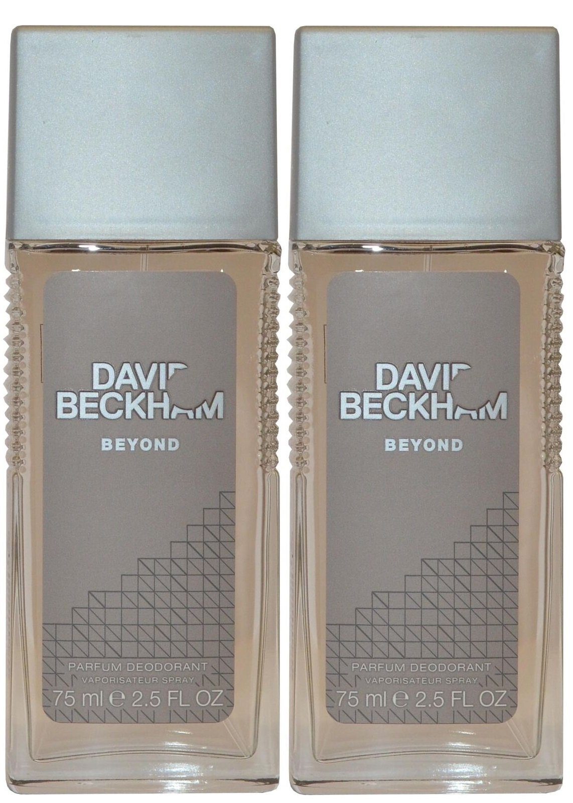 DAVID BECKHAM Duft-Set Beyond Parfum Spray Deodorant Herren Männer 75ml -, 2-tlg., Herrenduft Duftspray Männerduft Duft Geschenk frischer Duft Parfüm