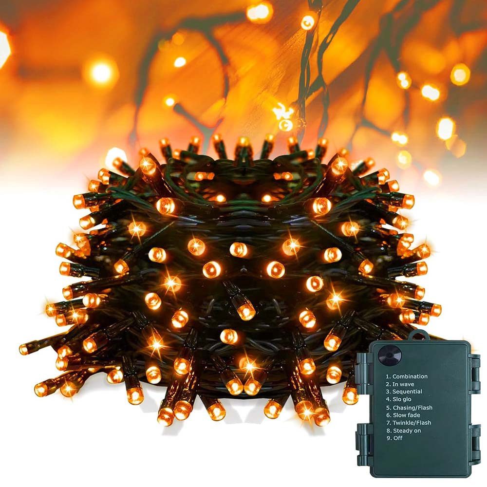 MUPOO LED-Lichterkette Halloween Lichterkette 5/10m,Weihnachtsdeko,Wasserdi günstig online kaufen