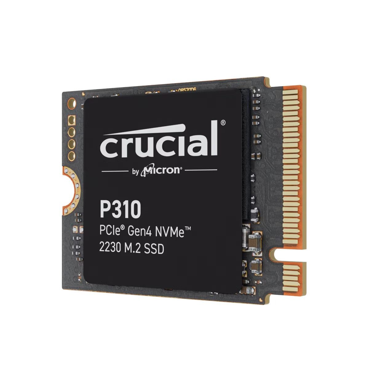 Crucial P310 Extreme 1TB NVMe SSD Gen4 M.2 2230 1000GB interne SSD (1 TB) M.2" 7100 MB/S Lesegeschwindigkeit, 6000 MB/S Schreibgeschwindigkeit, PCIe 4.0 NVMe, Micron 3D NAND, optimierte Energieeffizienz