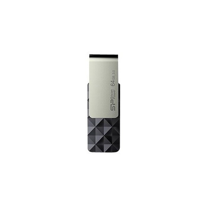 SILICON POWER SILICON-POWER USB 3.0 Pendrive B30 64GB Black Speicherkarte