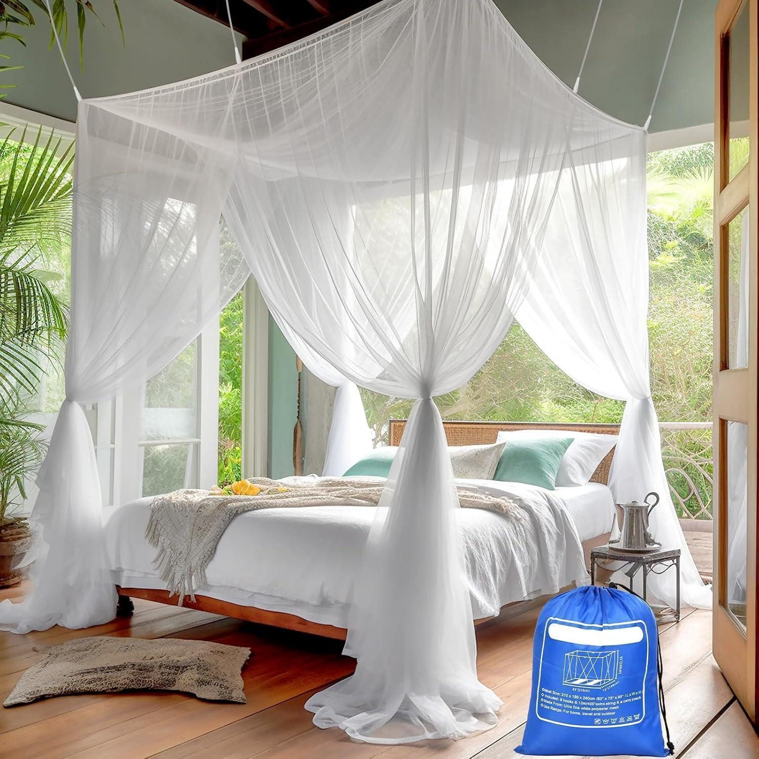 LuxusKollektion Moskitonetz Moskitonetz Doppelbett Einzelbett 1.9m günstig online kaufen