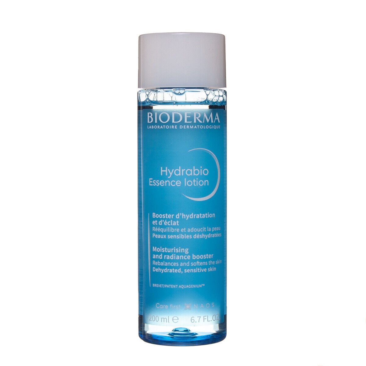 Bioderma Gesichtslotion Hydrabio Essence Lotion mit Feuchtigkeits-Booster, Ausstrahlung 200ml