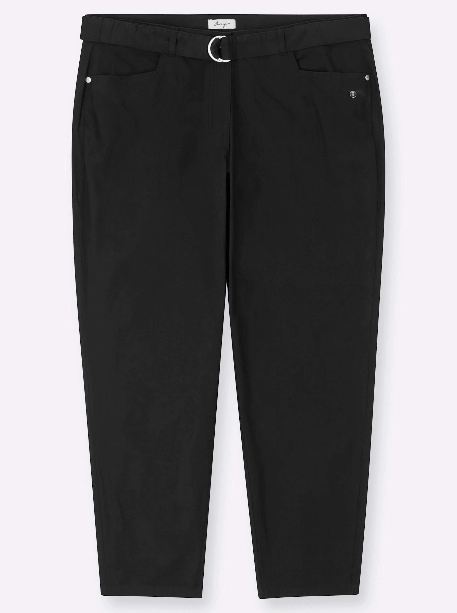 Sheego Jerseyhose Chinohose normal