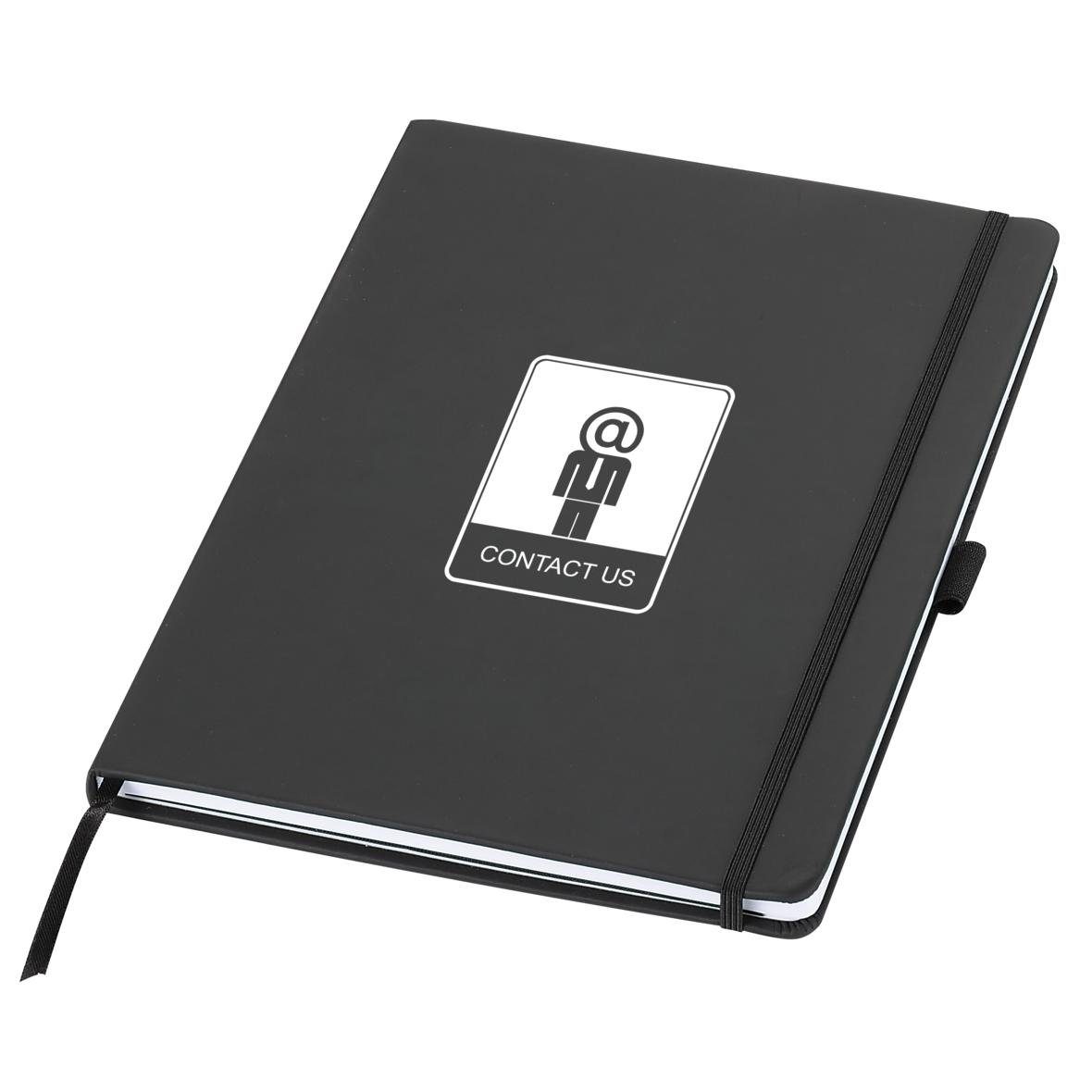 elasto Notizbuch Notizbuch "Agenda" A4 mit Trägerband schwarz – Bild 2 von 5