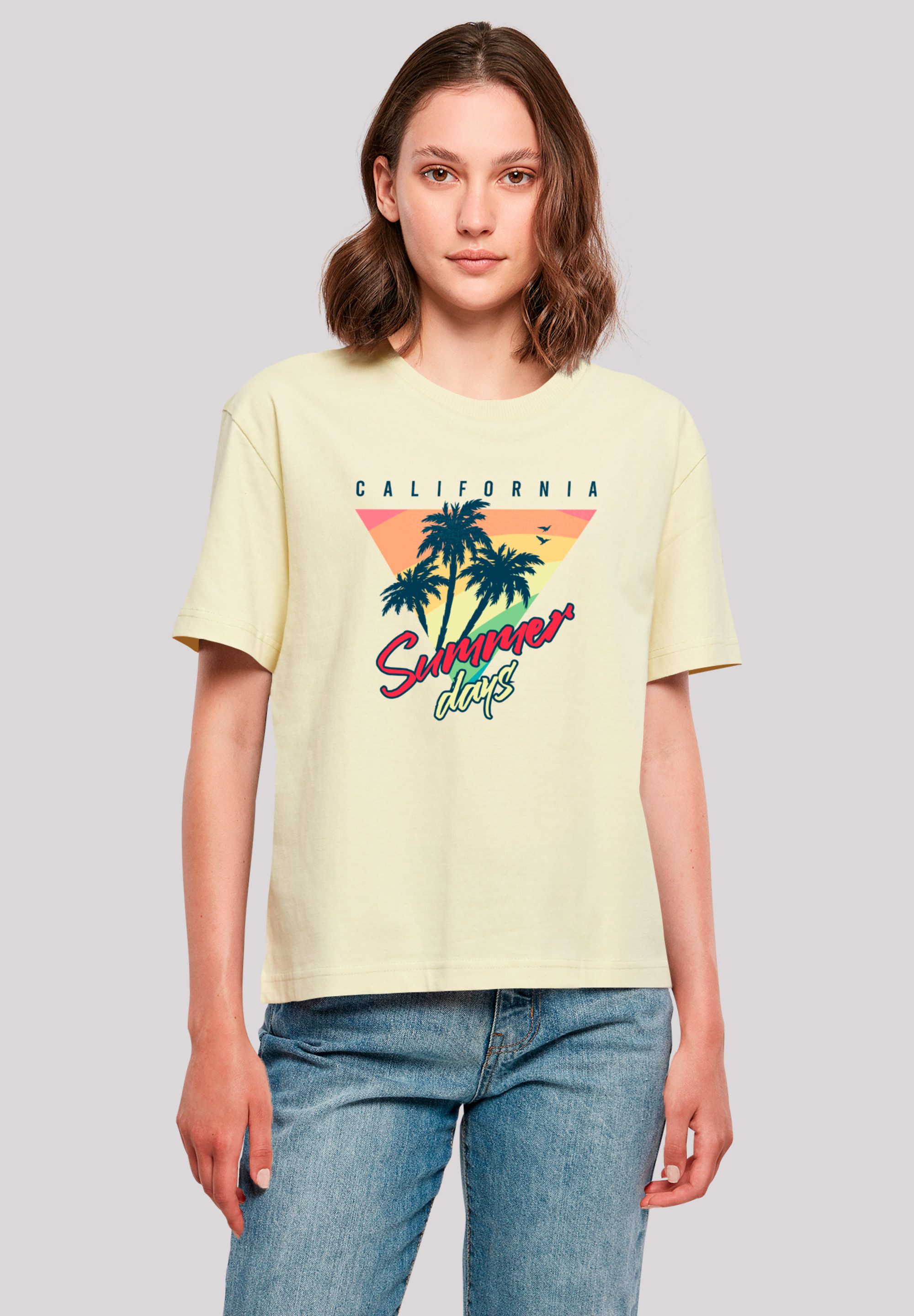 F4NT4STIC T-Shirt California Palmen Retro Premium Qualität