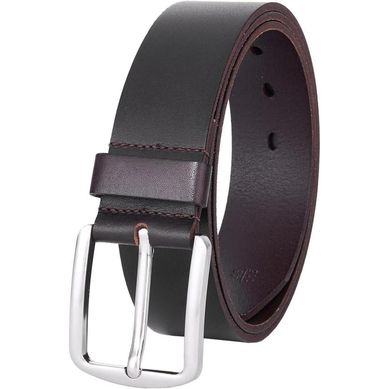Ledergürtel Gürtel Herren Ledergürtel Braun-02 Taille 40W-43W=Länge 125cm