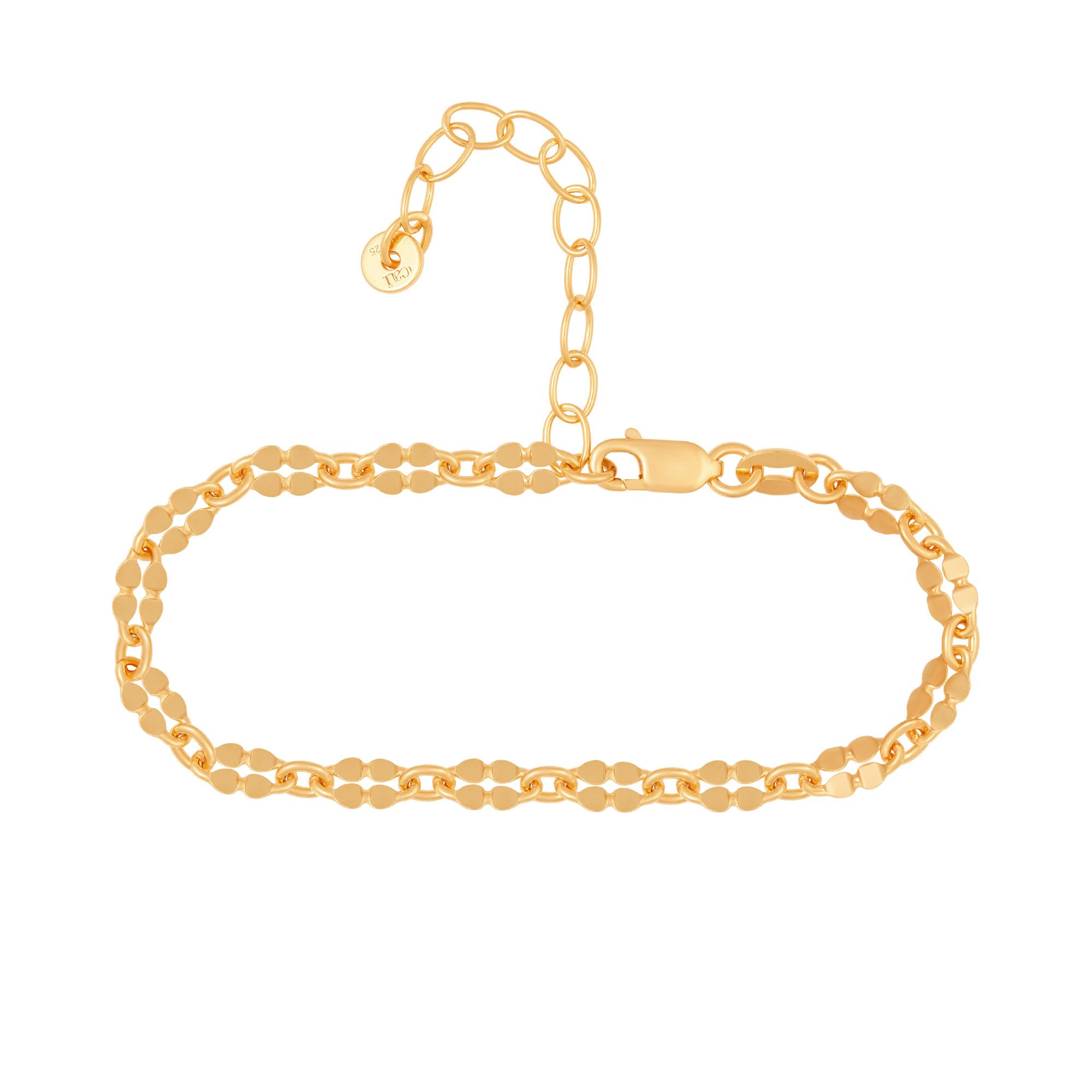 CAÏ Armband 925 Silber vergoldet
