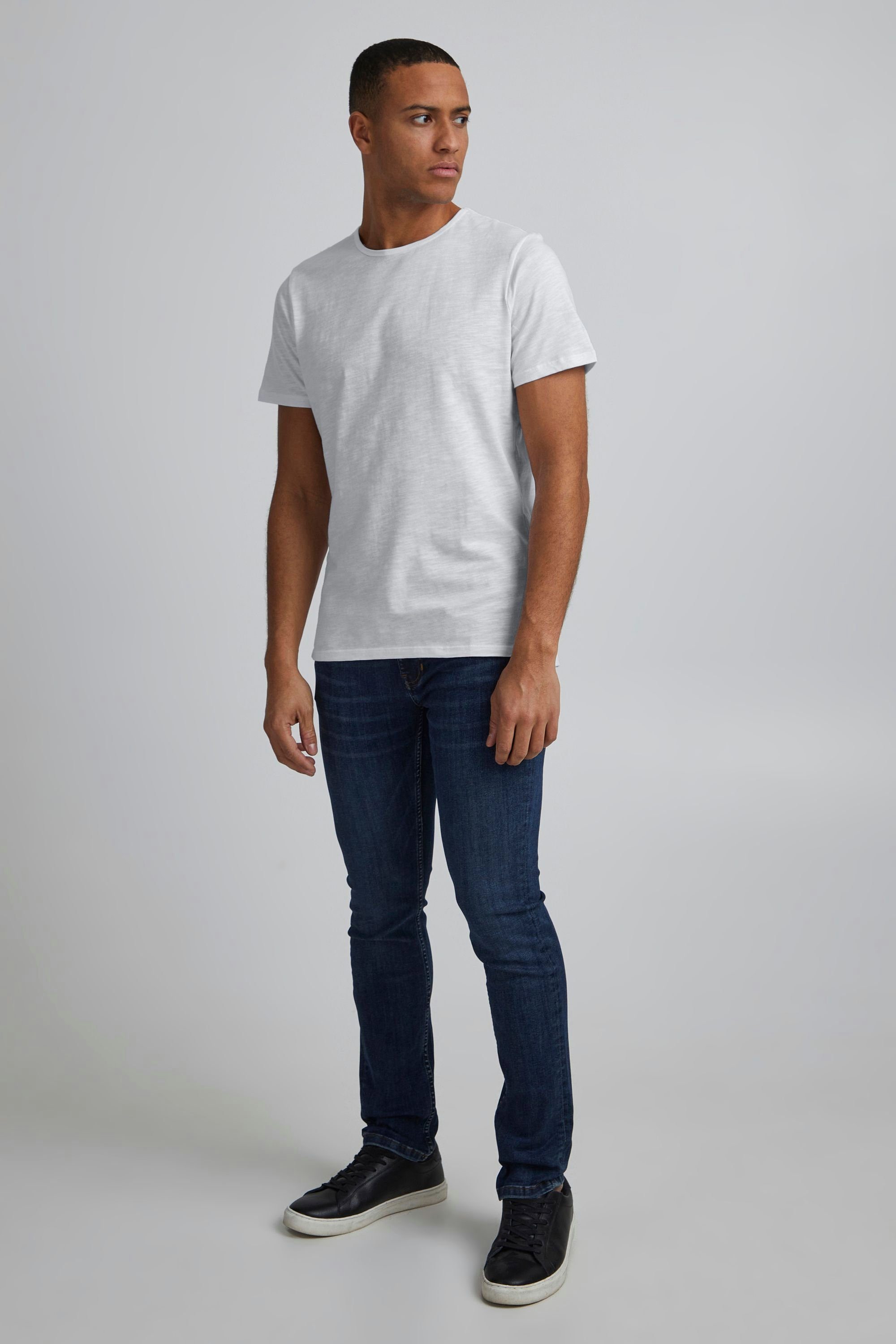 - 20502453 T-Shirt Shirt CFGrant (50104) Friday Rundhalsausschnitt Casual white mit Bright