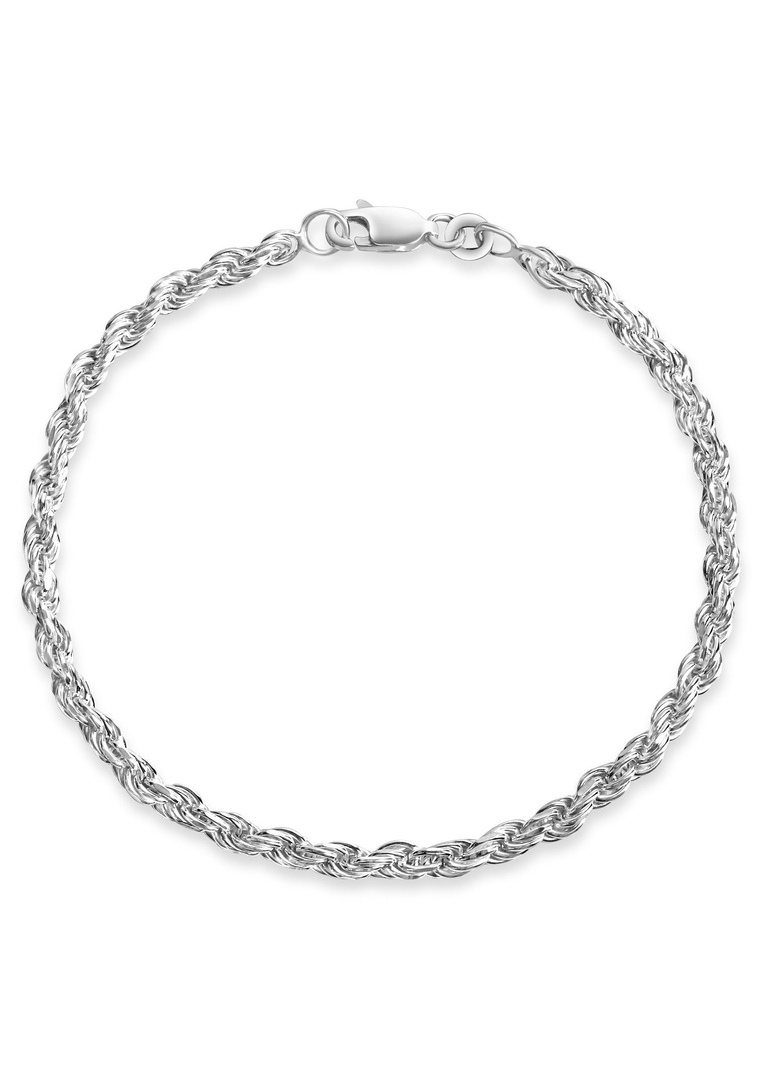Firetti Armband Schmuck Geschenk Silber 925 Armschmuck Armkette Armband Kordelkette, Made in Germany