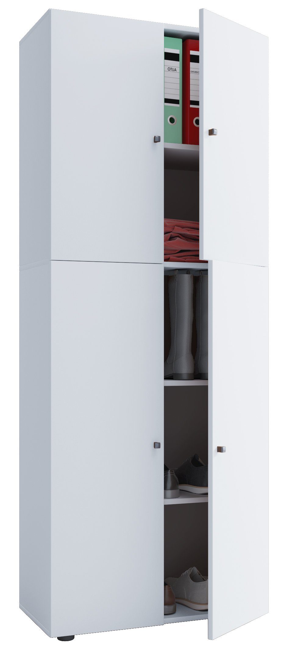 VCM Kleiderschrank Lona XXL 5 DT 70x184x40cm (1-St) Holz Kleiderschrank