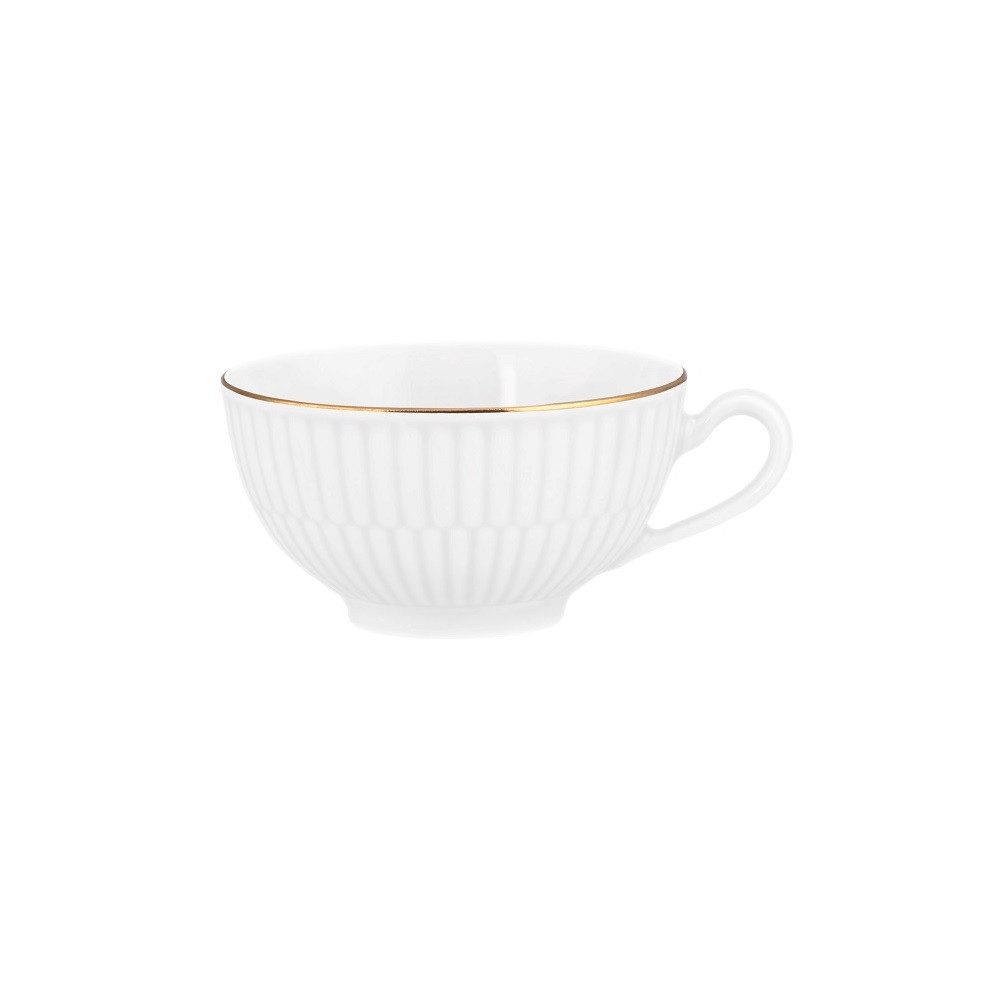 Becher Seltmann Weiden Amina weiß/Goldrand Teeobertasse 0,14 l