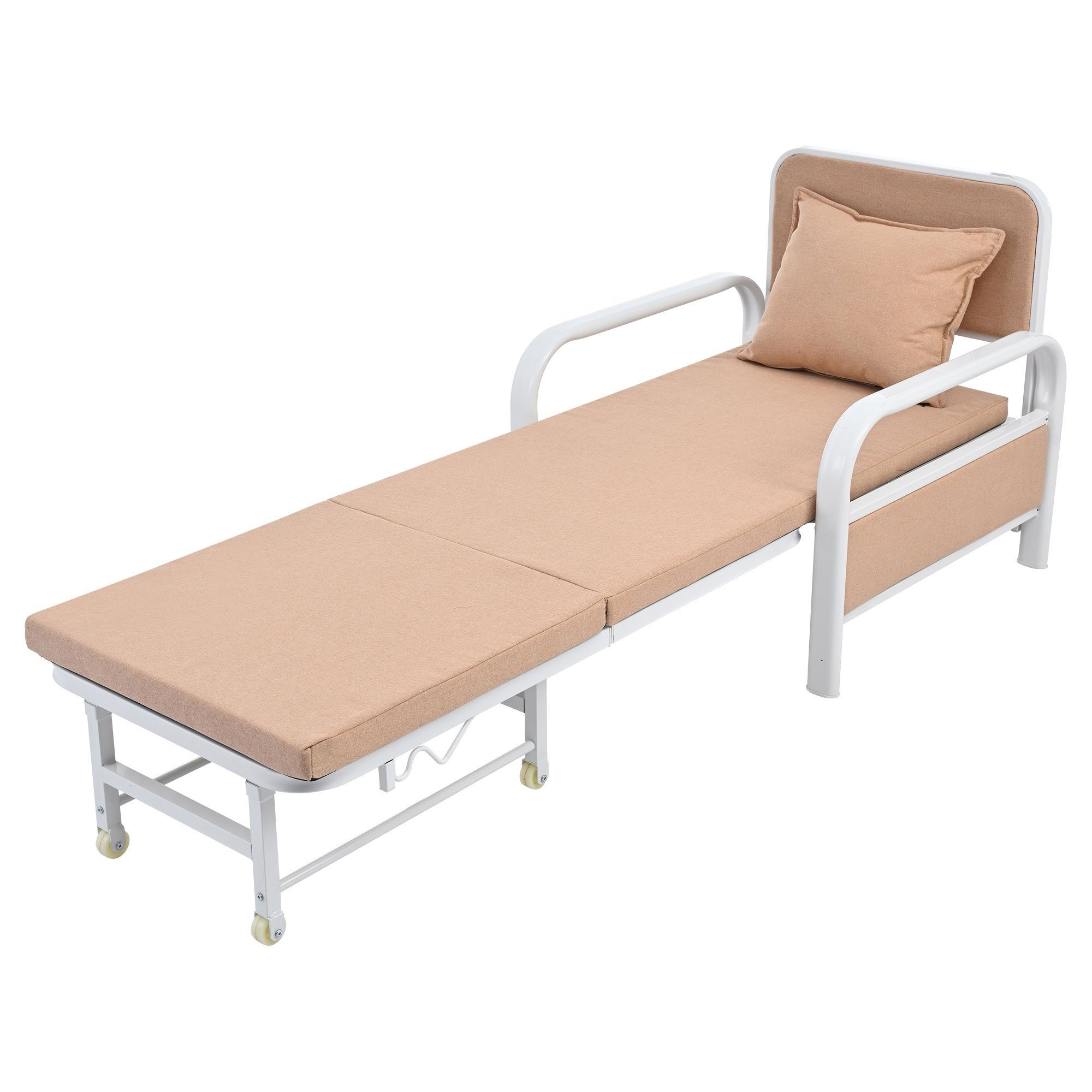 Relaxsessel (2-in-1 Schlafsessel Schlafsofa), Loungesessel mit Schlaffunktion, belastbar bis 150kg, verstellbar