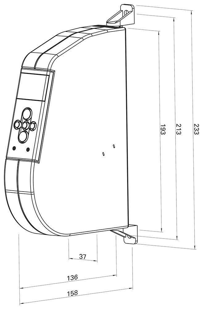 WIR elektronik Rollladengurt-Antrieb Gurtwickler eW940-F / eW940-F-M Comfort Funk Aufputz
