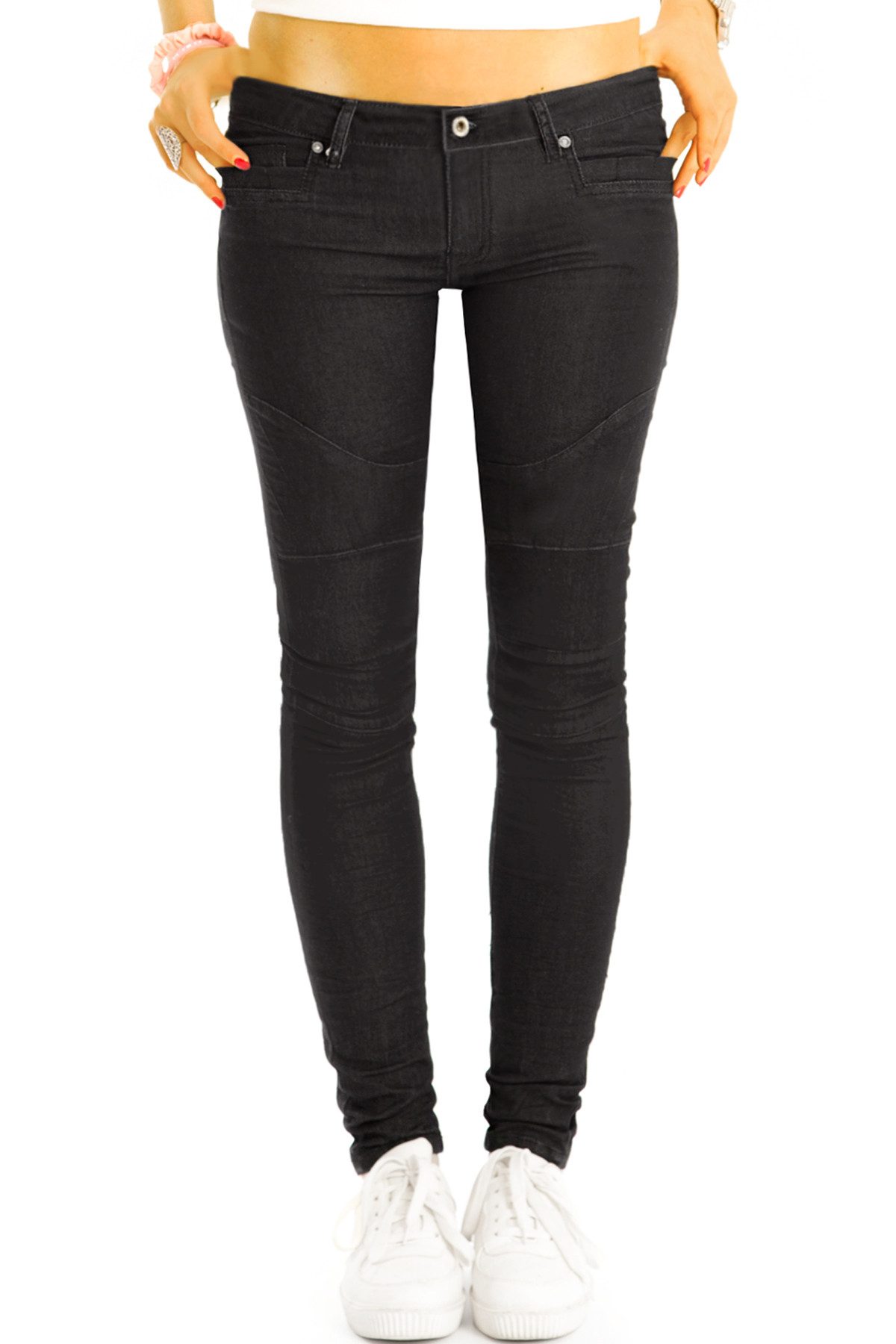 be styled Röhrenhose Low Waist Jeans Hose hüftige Röhrenhose - Damen - j3L mit Stretch-Anteil