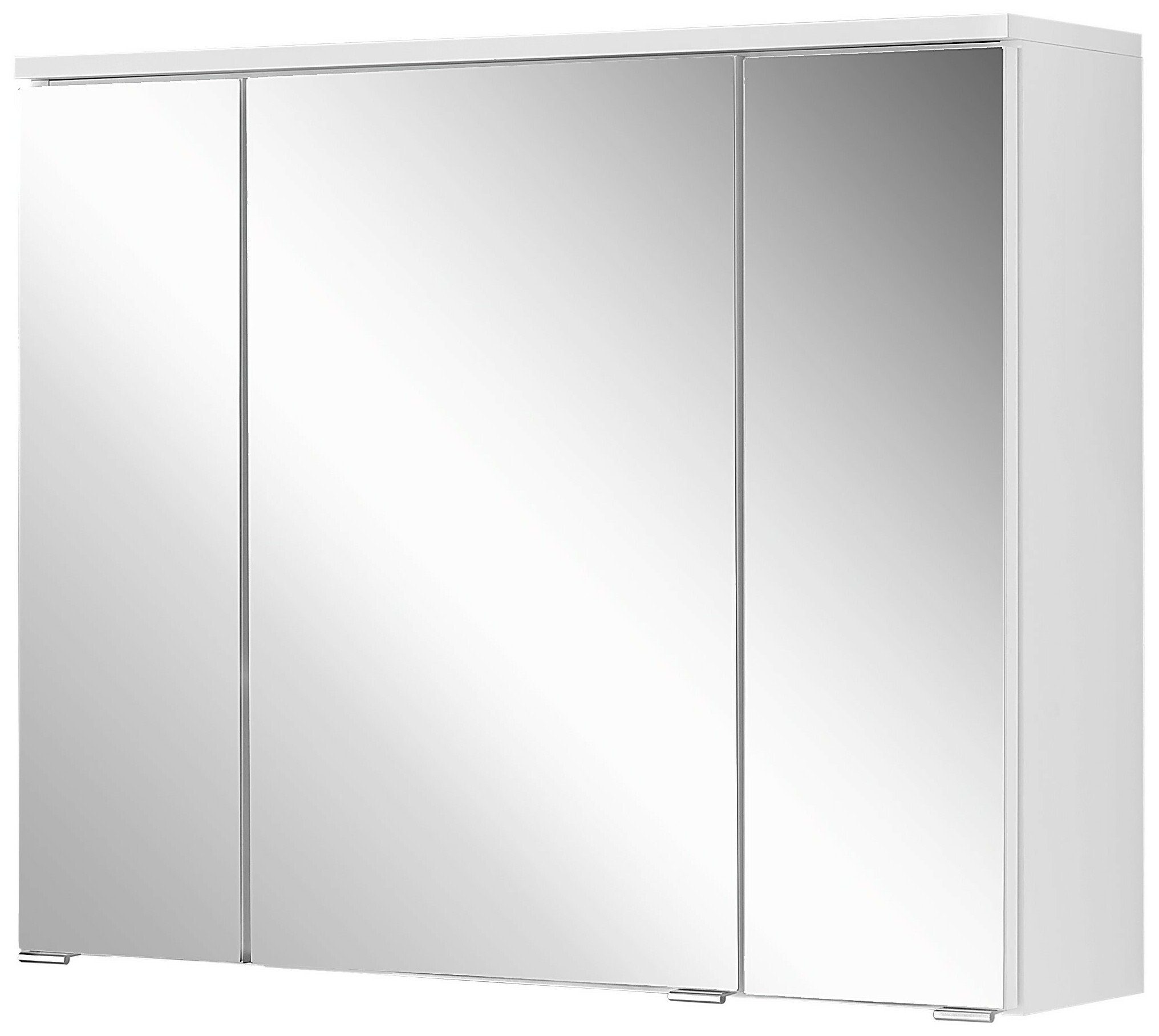 Spiegelschrank Porta 80 cm ohne Beleuchtung weiß